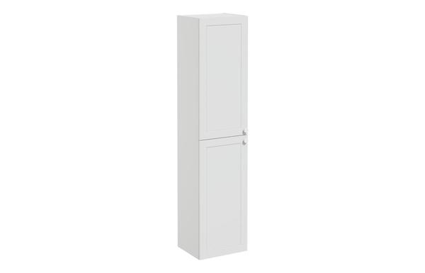 VitrA Root Classic 40cm 2 Door Tall Unit (LH Hinge) - Matt Light Grey